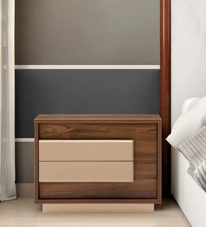 Modern wooden side table with metal legs – Artyfer furniture
