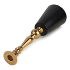 The Valora Candle Holders Gold Black Set