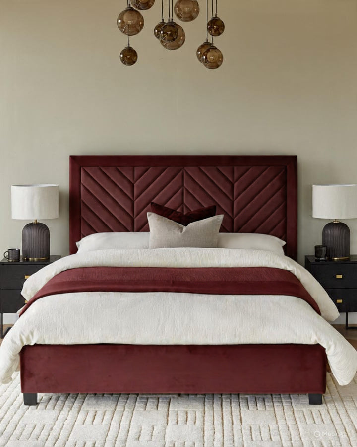 Artyfer Champagne Velvet Super King Size Ottoman Storage Bed