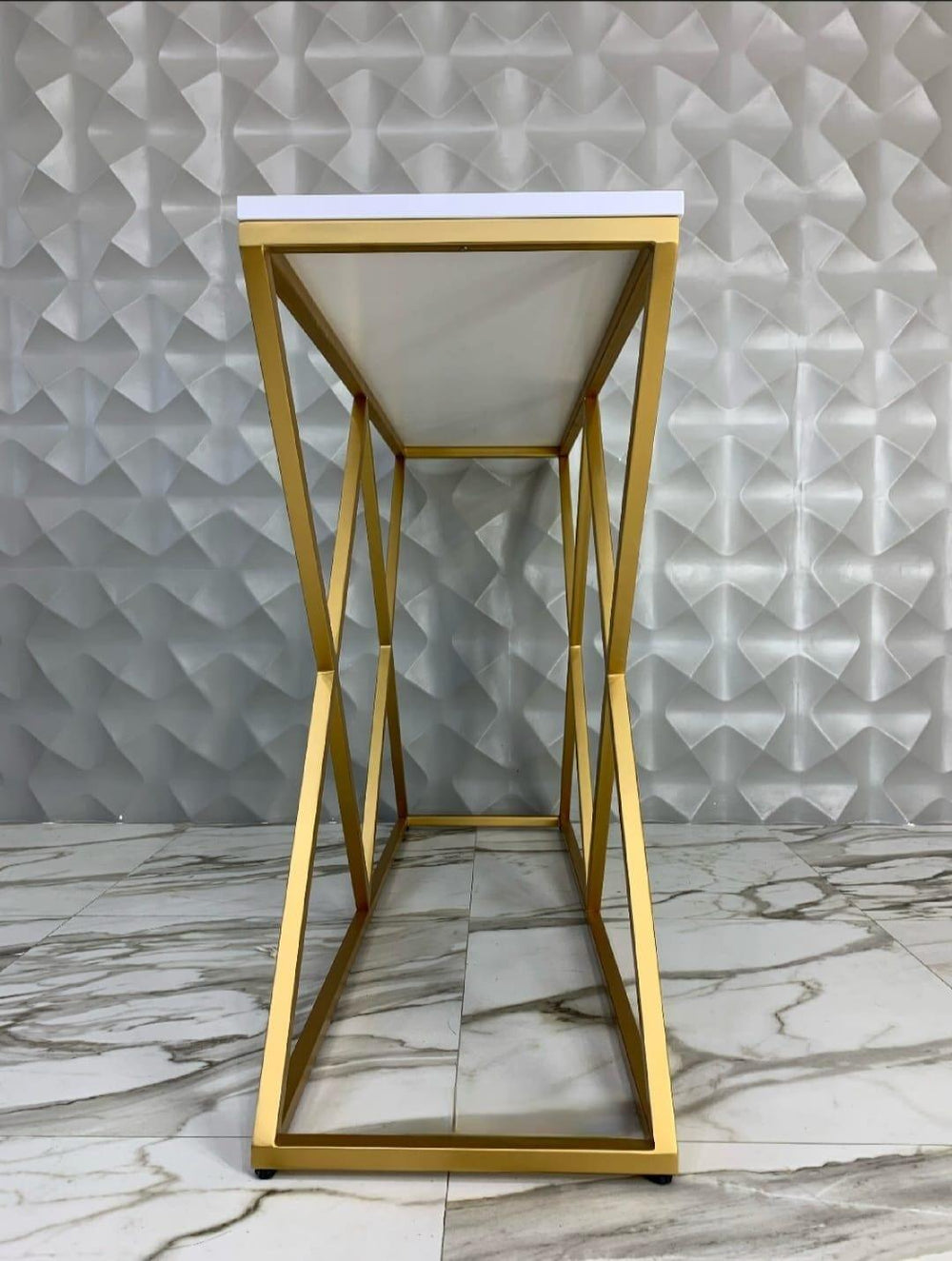 Delaila Cross Console Table