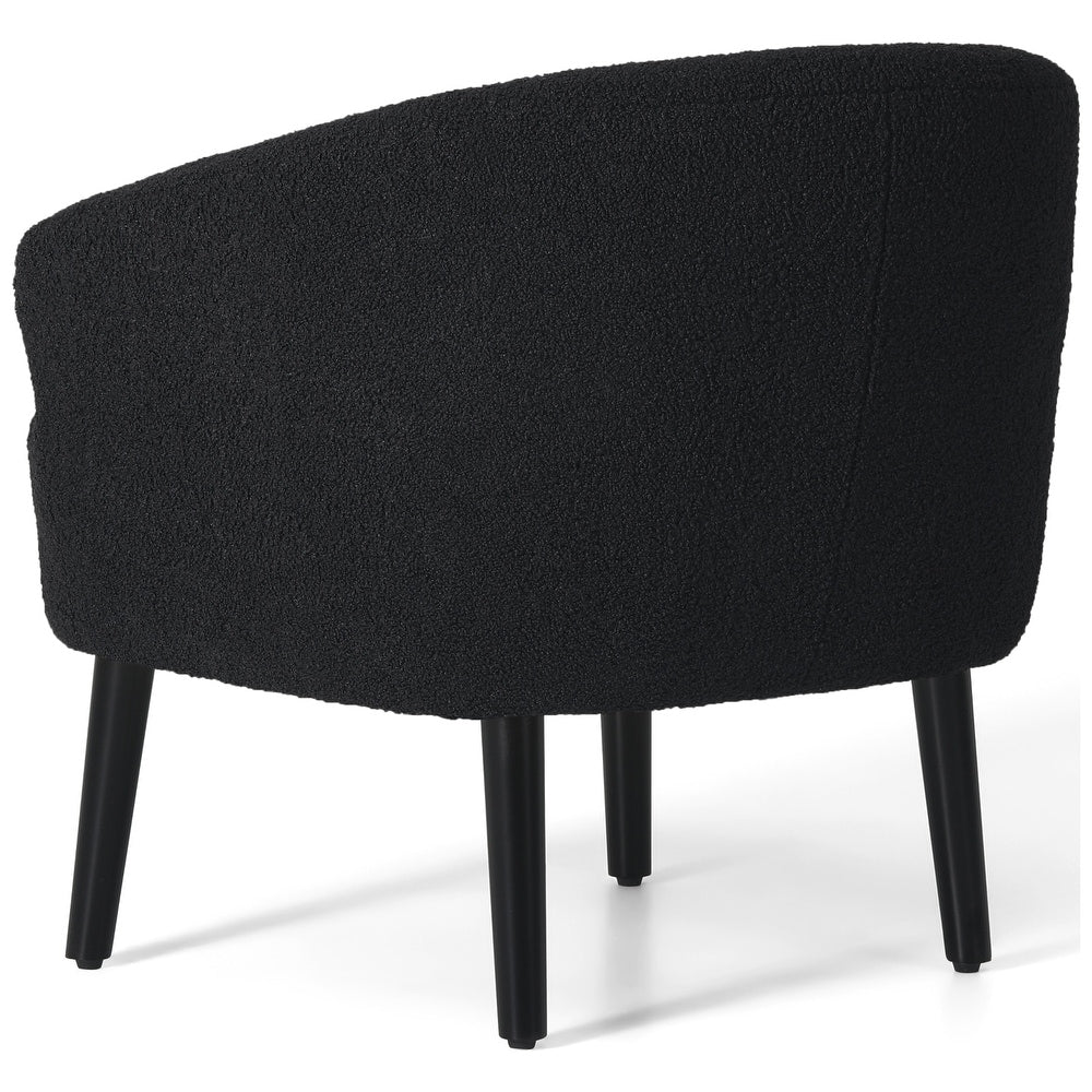 Artyfer Upholstered Faux Shearling Barrel Chair - (Set of 2)