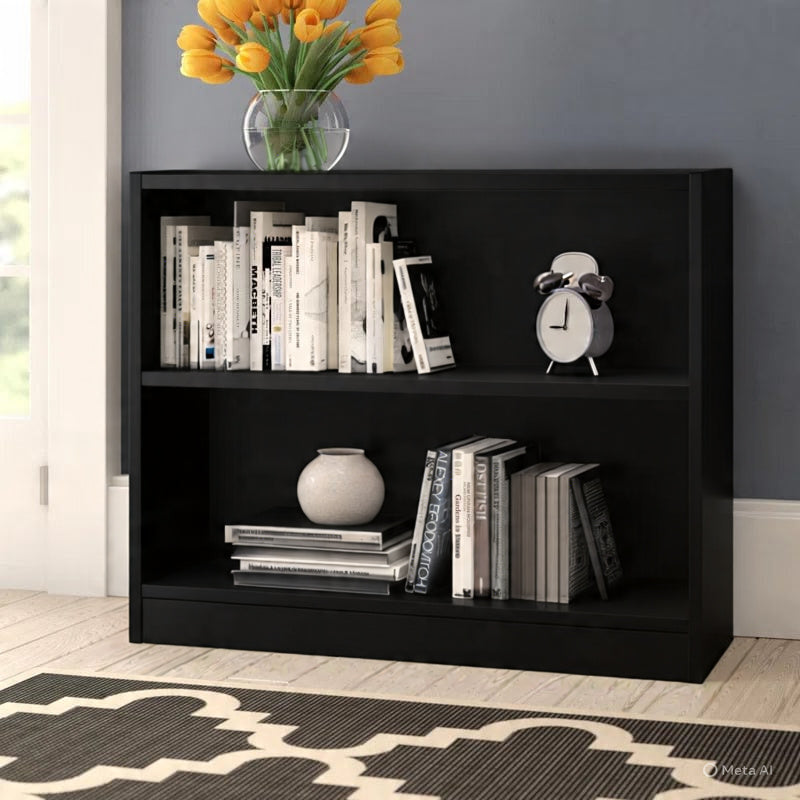 Artyfer Small 2 Shelf Bookcase, Storage and Display Bookshelf