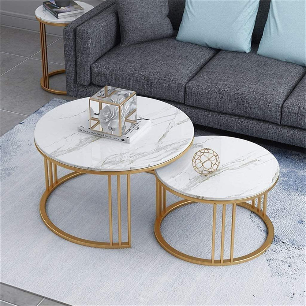 MODERN CENTER NESTING COFFEE TABLES SET