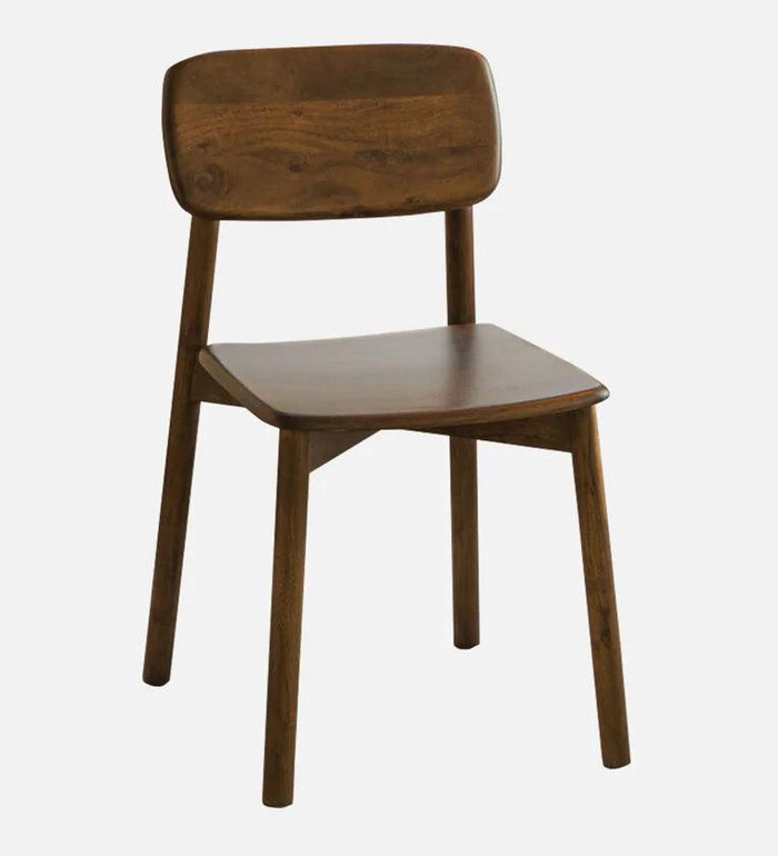 Artyfer Solid Wood 6 Seater Dining Set In Walnut Finish