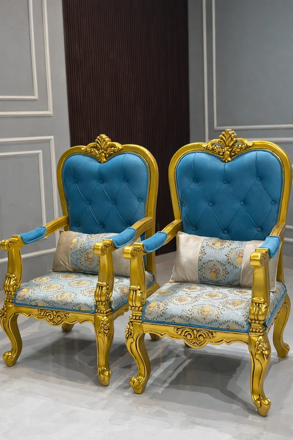 Infinity 6 - Piece Velvet Living Room Sofa Set