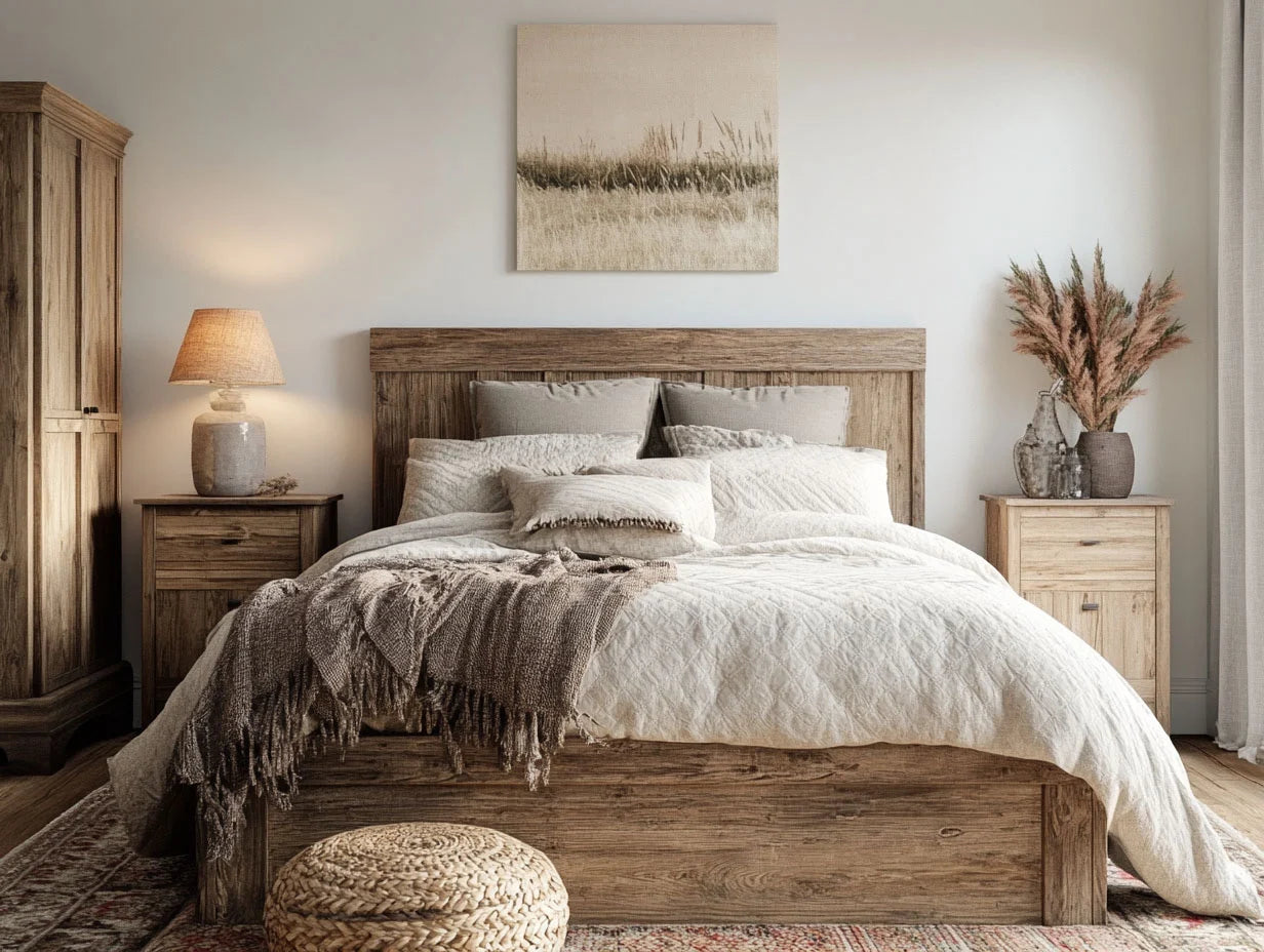 Artyfer Farmhouse Bed Frames with Rustic Charm
