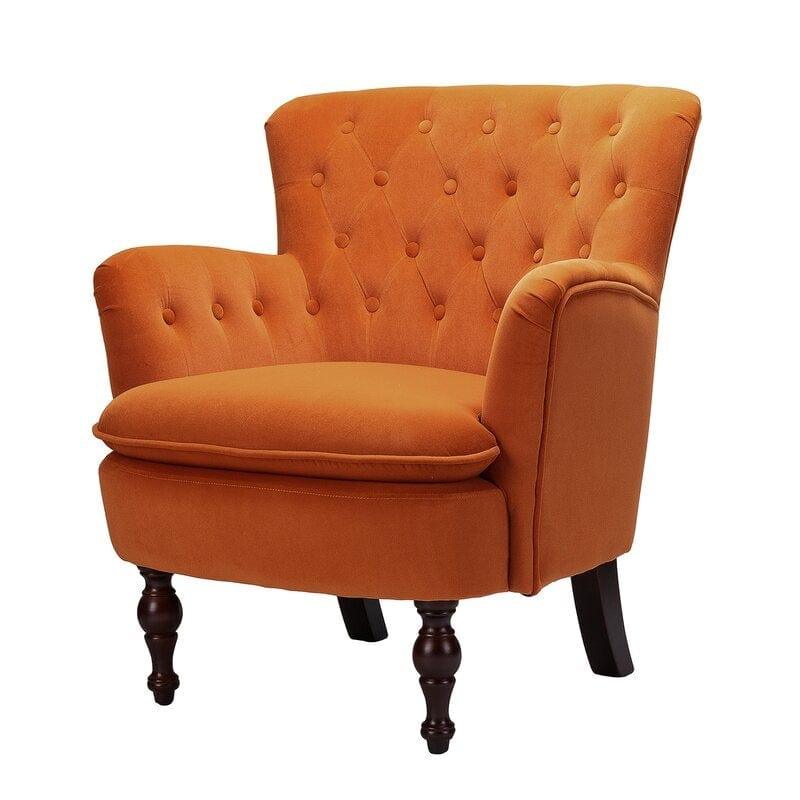 Artyfer Wide Tufted Velvet Arm chair