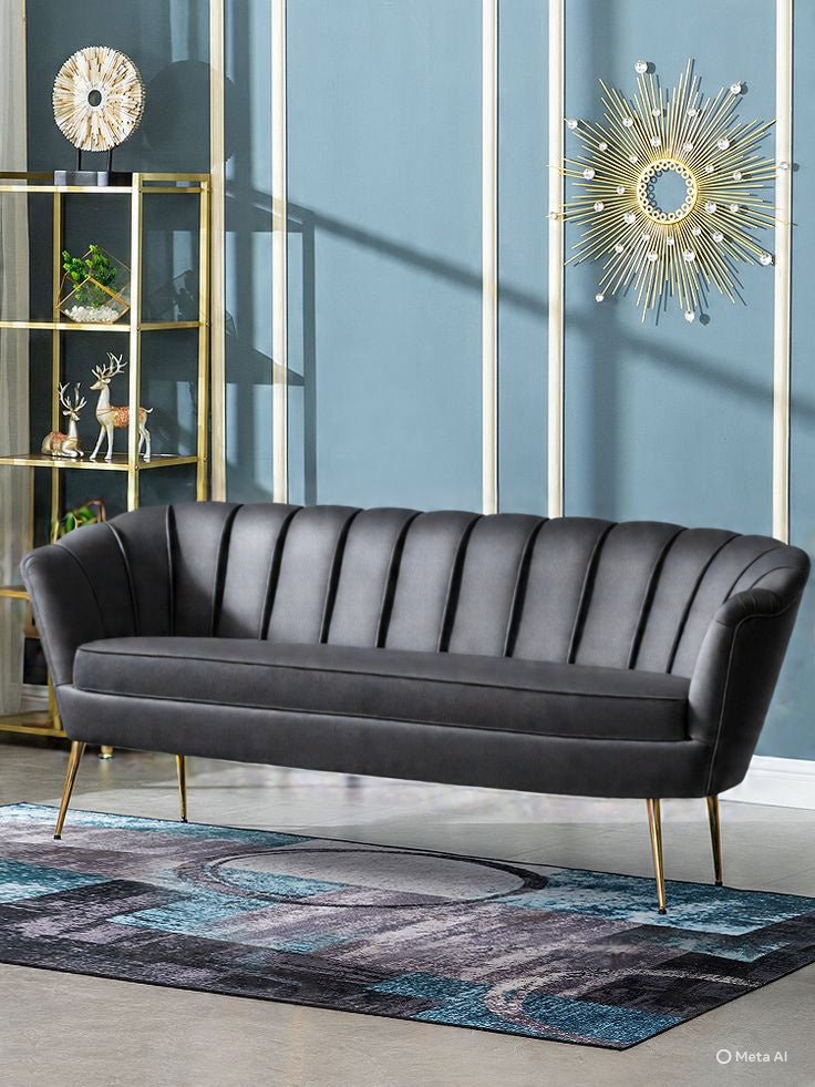 Artyfer Meridian Gardenia Velvet Sofa