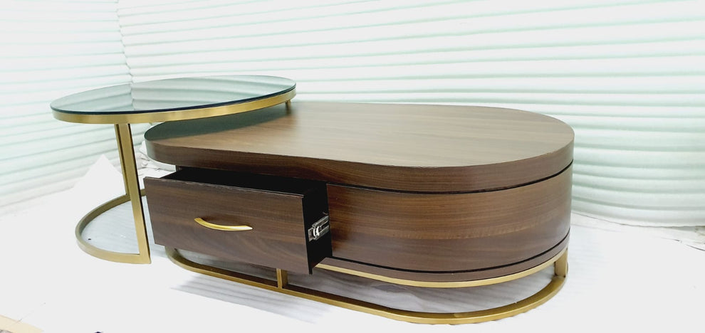 Artyfer Oval Center Table, Wooden