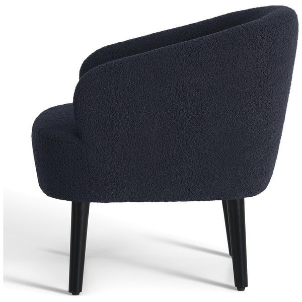 Artyfer Upholstered Faux Shearling Barrel Chair - (Set of 2)