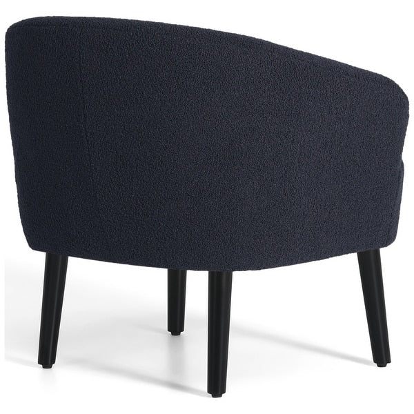 Artyfer Upholstered Faux Shearling Barrel Chair - (Set of 2)