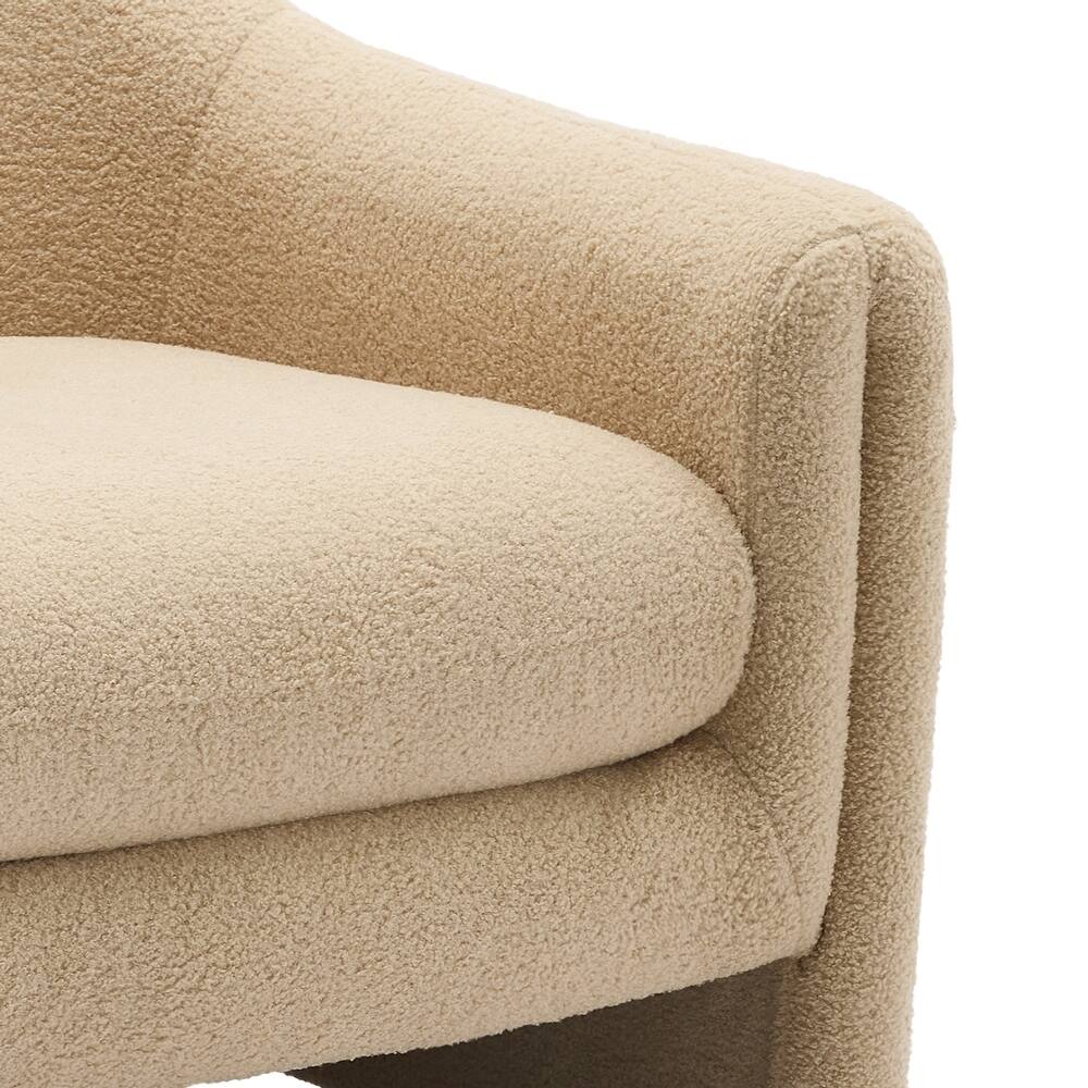 Artyfer Modern Upholstered Barrel Accent Chair Set Of 2