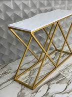 Delaila Cross Console Table