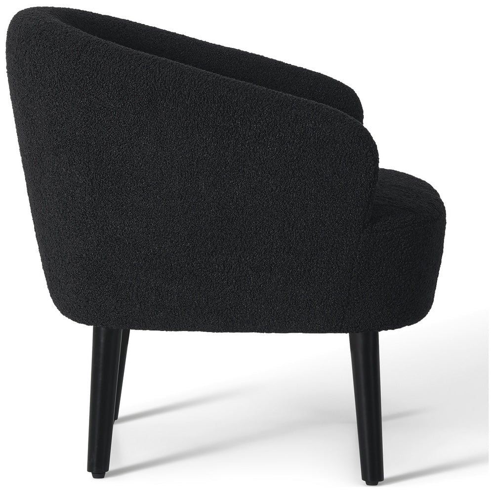 Artyfer Upholstered Faux Shearling Barrel Chair - (Set of 2)