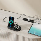 Jalonda Modern Wood TV Stand with Storage and Shelves to Fit up to 80" TVs