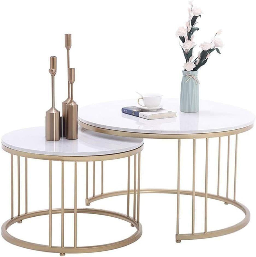 MODERN CENTER NESTING COFFEE TABLES SET