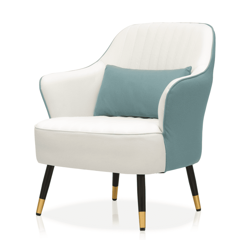 Artyfer Modern Mid Back Accent Chair with Pillow