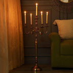 Tree of Life Candle Holder Gold