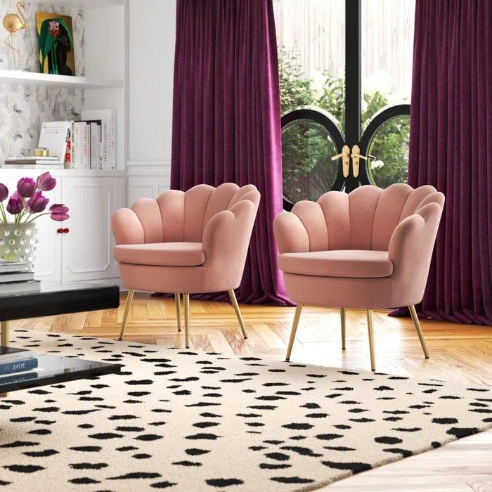 Artyfer Hendrix Upholstered Barrel Chair (Set of 2)