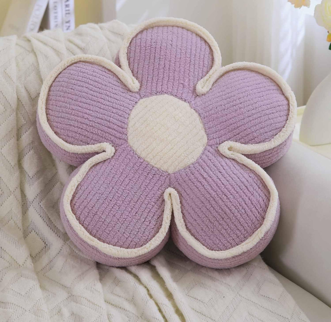 Flower Pillow Fluffy Soft Decorative Throw Pillow
