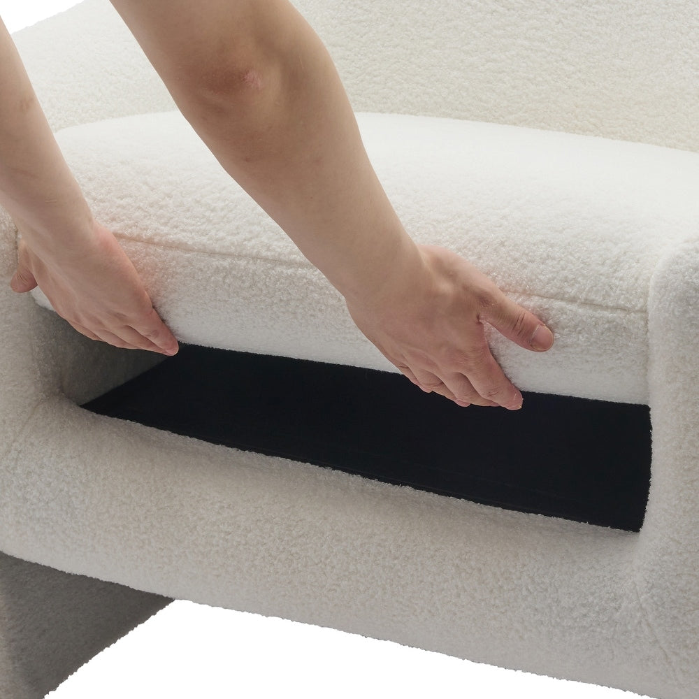 Artyfer Modern Upholstered Barrel Accent Chair Set Of 2