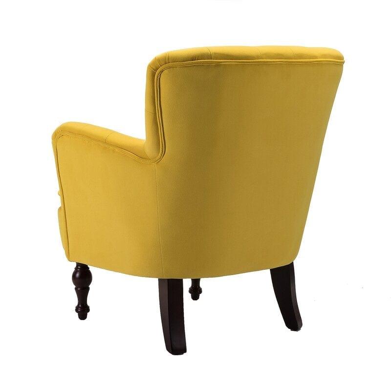 Artyfer Wide Tufted Velvet Arm chair
