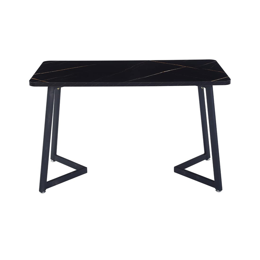 Artyfer Nova Black Metal Dining Table with 4-6 Chairs