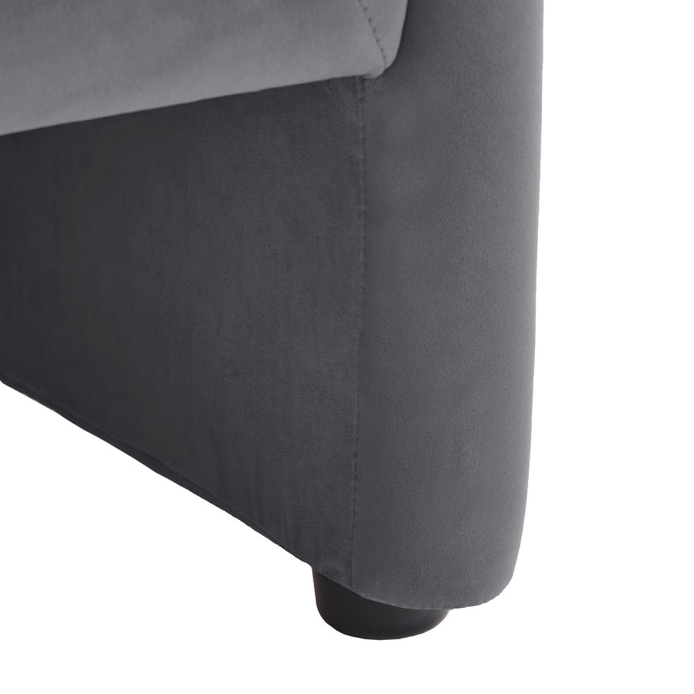 Artyfer Modern Upholstered Barrel Accent Chair Set Of 2