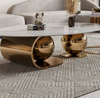 Artyfer Centre Table Steel & Marble for Luxury Look