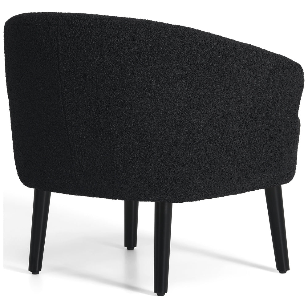 Artyfer Upholstered Faux Shearling Barrel Chair - (Set of 2)