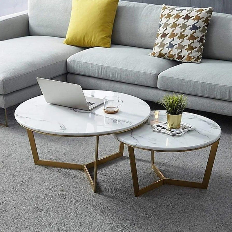 Harvey Triangular Nesting Coffee Tables Set