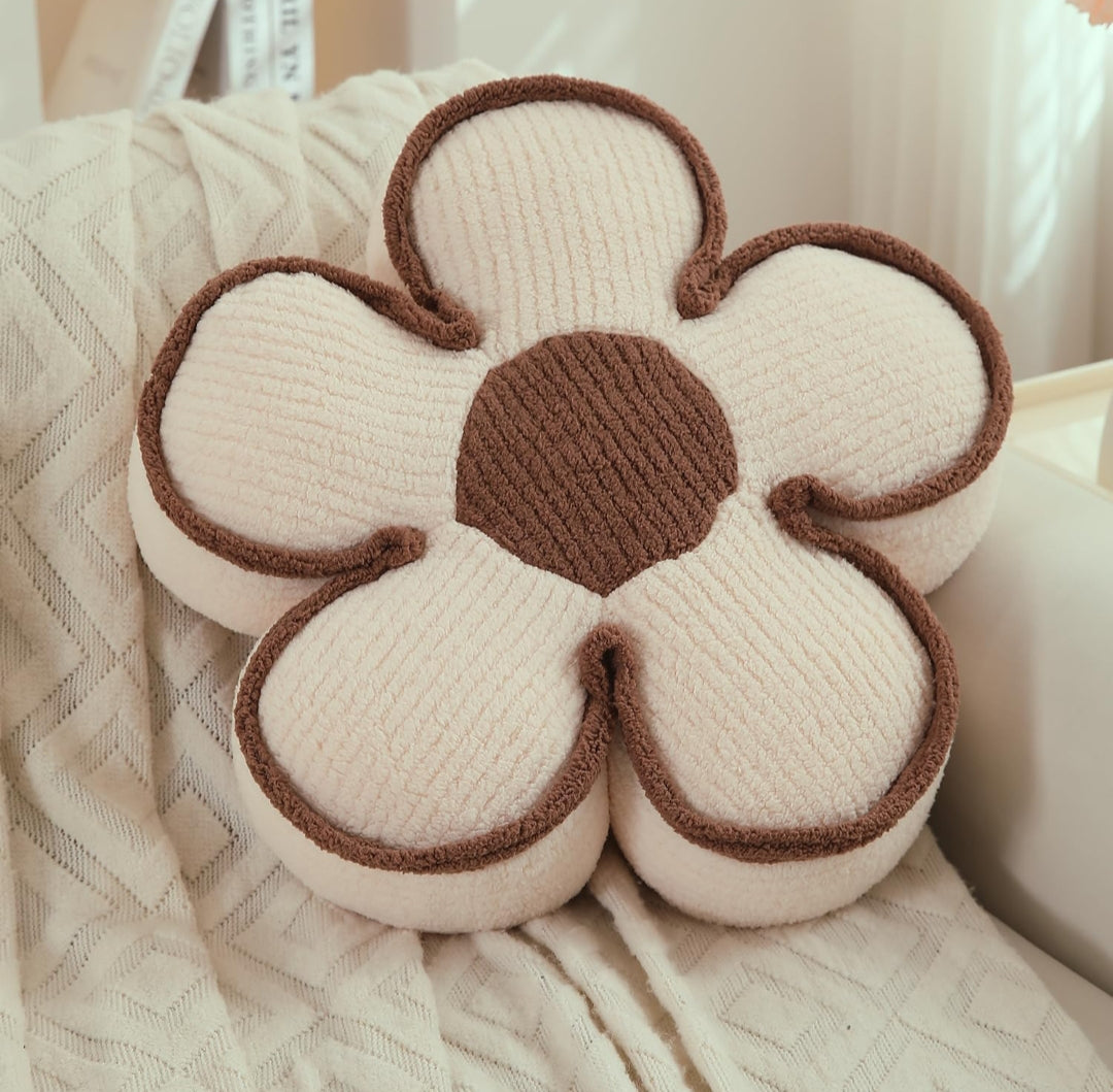 Flower Pillow Fluffy Soft Decorative Throw Pillow