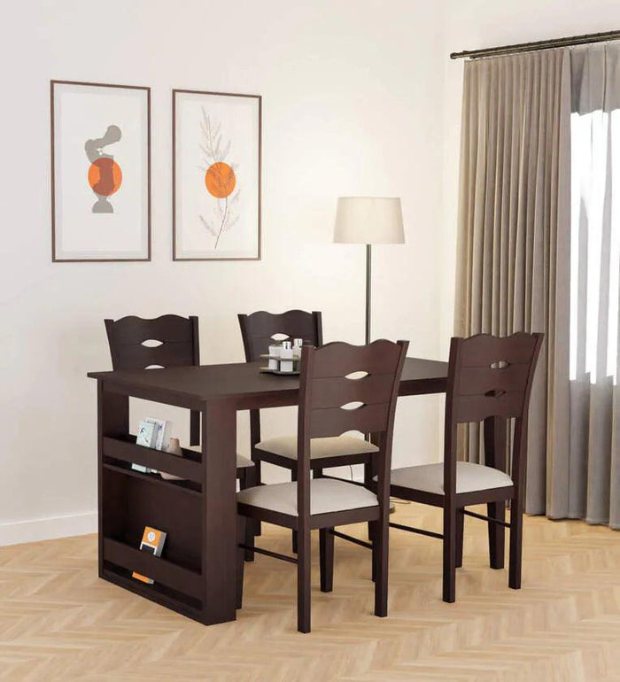 Artyfer Solid Wood 4 Seater Dining Set