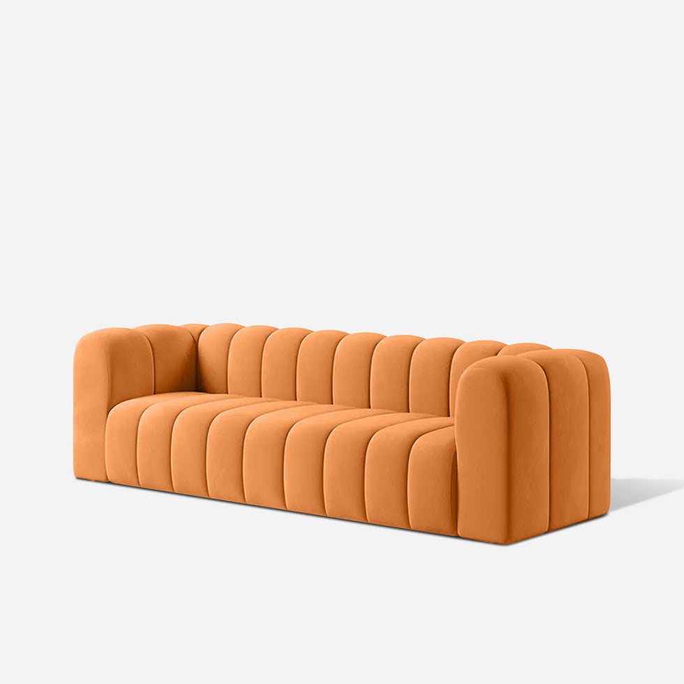 Artyfer Sofa Channel Tufted Upholstered Luxury