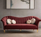 Artyfer Living room sofa in beige velvet