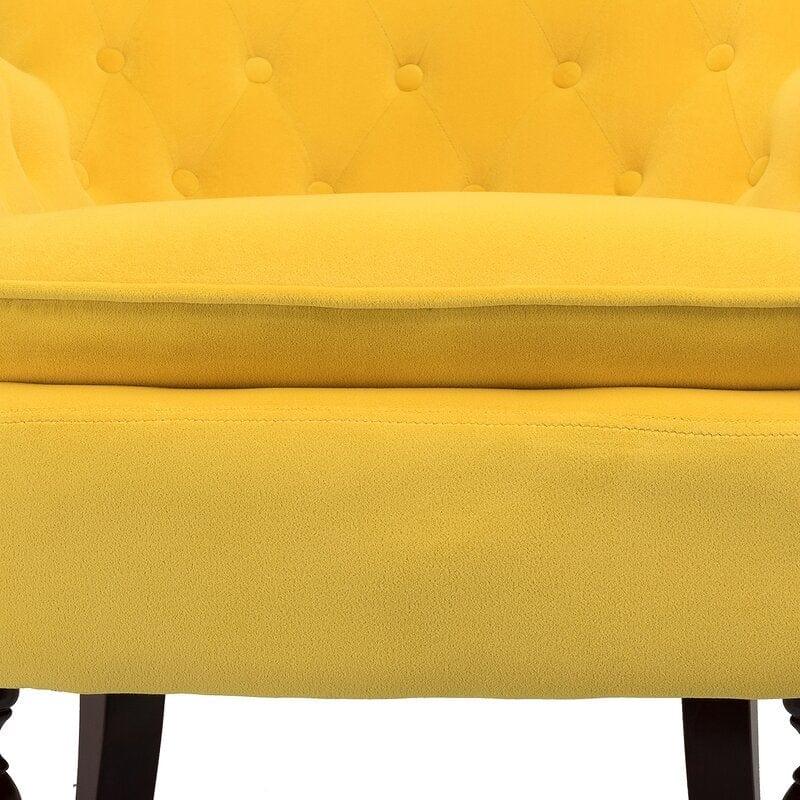 Artyfer Wide Tufted Velvet Arm chair