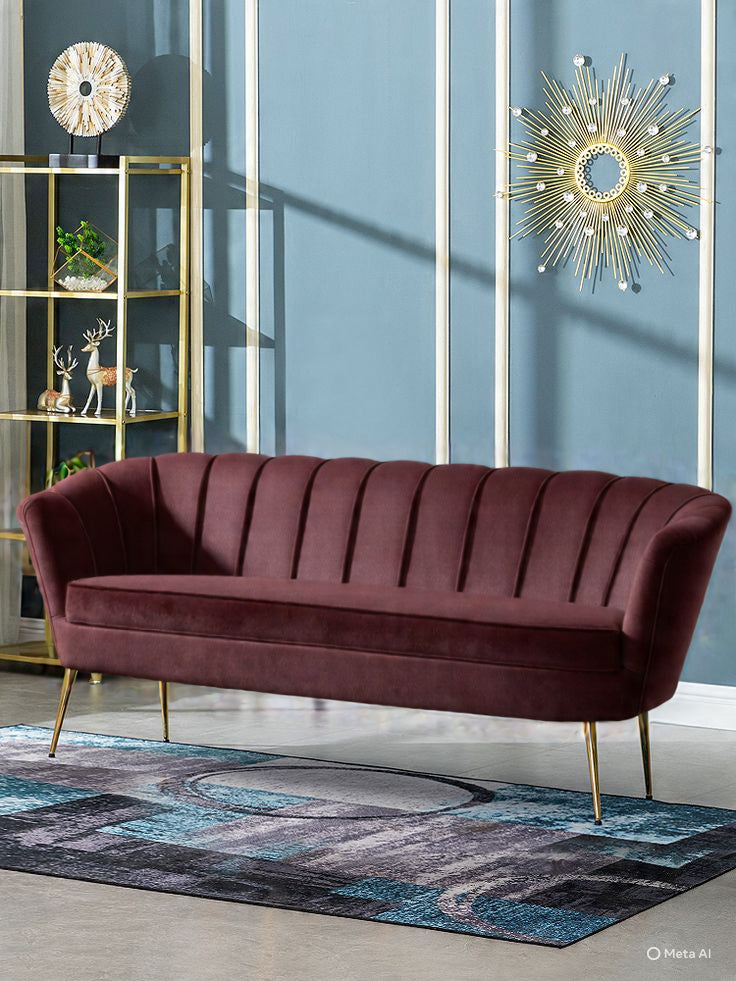 Artyfer Meridian Gardenia Velvet Sofa