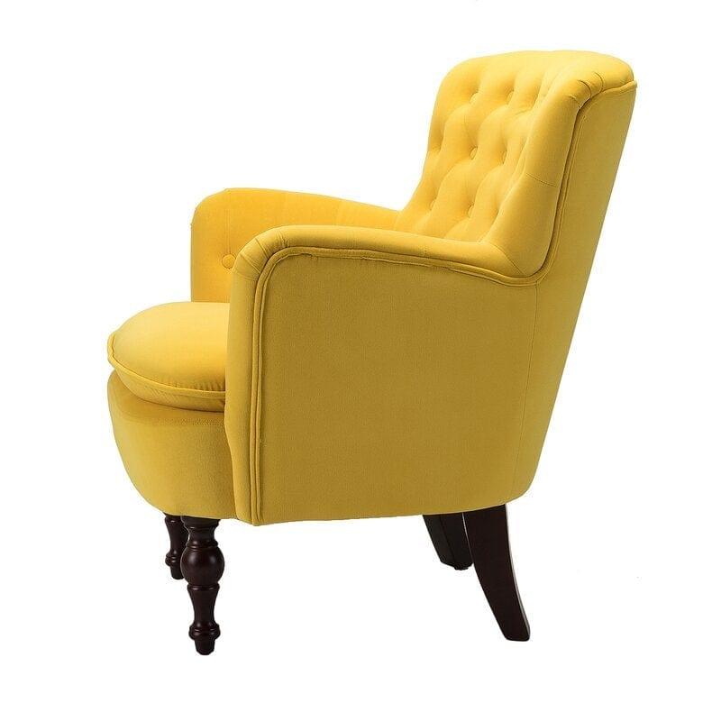 Artyfer Wide Tufted Velvet Arm chair