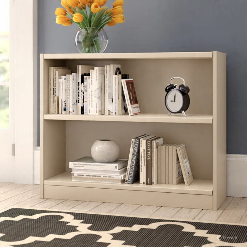 Artyfer Small 2 Shelf Bookcase, Storage and Display Bookshelf