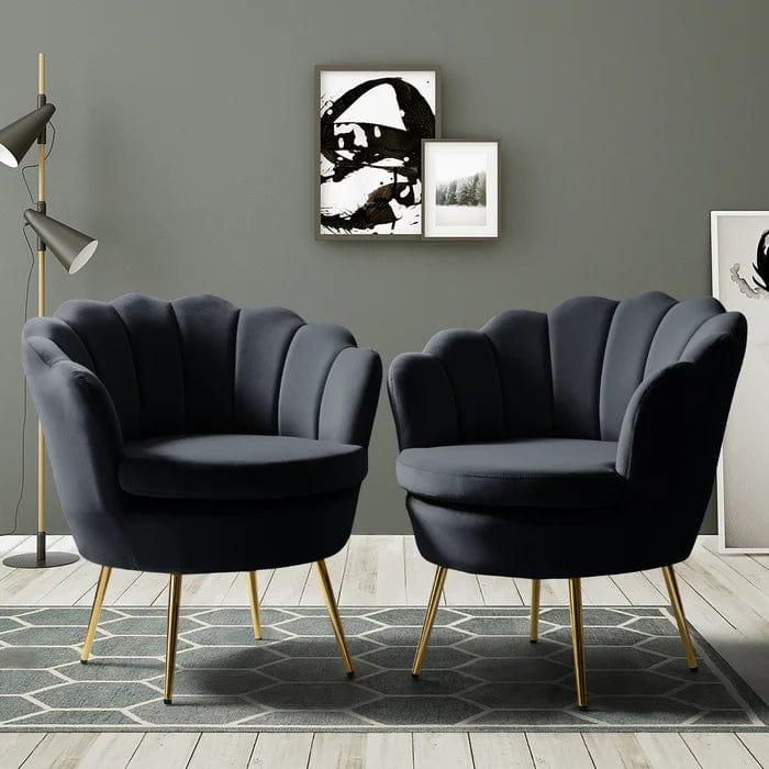 Artyfer Hendrix Upholstered Barrel Chair (Set of 2)
