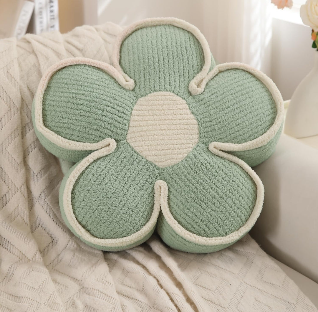 Flower Pillow Fluffy Soft Decorative Throw Pillow