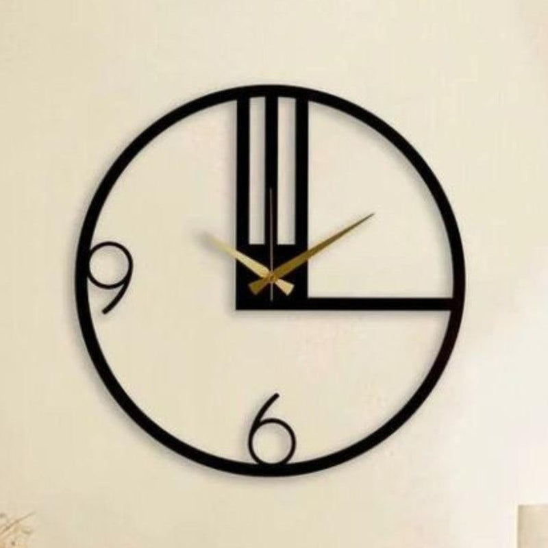 9x6 Wall Clock Iron