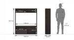 Luxury Wooden TV Unit Design by Artyfer – Standing TV Unit in Walnut Finish | Deep Drawers for Storage Solution - Image 2