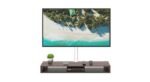 Wall Mounted TV Unit by Artyfer | Engineered Wood TV Unit in Wenge Finish | TV Unit for Living Room