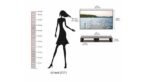 Wall Mounted TV Unit by Artyfer | Engineered Wood TV Unit in Wenge Finish | TV Unit for Living Room - Image 2