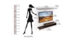 Wood Wall Mounted TV Unit by Artyfer | Engineered TV Unit in Wenge Finish | Modern TV Unit for Living Room - Image 2