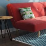 Solid Wood Side Table for Living Room | Round Wooden End Table for Home Decor | Wooden Top Sofa Side Table for Drawing Room | Modern Furniture for Living Room