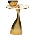 Modern Side Table Design for Luxury Look | Golden Unique Design End Table for Living Room | Curvy Look Sofa Side Table for Living Room Decor | Modern Furniture for Home Decor - Image 2