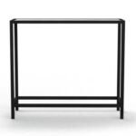 Black and White Console Table by Artyfer | Metal Console Table in Black Finish | Console Table for Living Room
