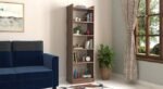 Engineered Wood Bookshelf by Artyfer | Bookshelf in Classic Walnut Finish | Large Shelves for Extra Book Storage